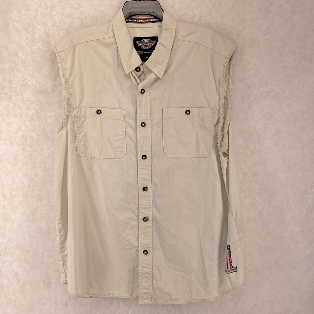 Harley Davidson mens vest XL sleeveless shirt